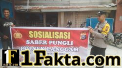 Polsek Langgam Sosialisasikan Saber Pungli di Pasar Segati, Tekankan Pelayanan Tanpa Pungutan Liar