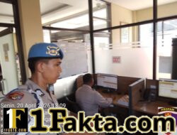 Pastikan Pelayanan Berjalan Maksimal, Piket Propam Sipropam Polres Karangasem Lakukan Pengecekan Pelayanan Call Center 110