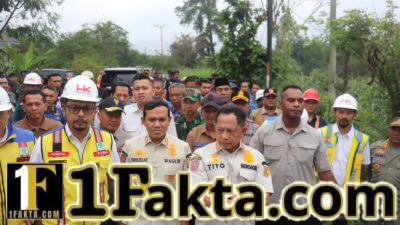 Dandim 0106/Aceh Tengah Dampingi Mendagri Tinjau Lokasi Tanah Amblas di Ketol