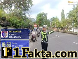 Jaga Ketertiban dan Kelancaran Arus Lalulintas, Satuan Sat Lantas Atensi Pos Sore dan Gatur Lalin di Ktl 2