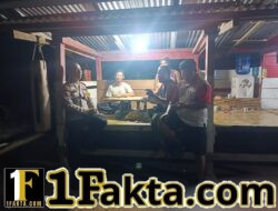 Pengecekan Pos Kamling, Polsek Kerumutan Perkuat Keamanan Lingkungan Warga