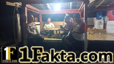 Pengecekan Pos Kamling, Polsek Kerumutan Perkuat Keamanan Lingkungan Warga