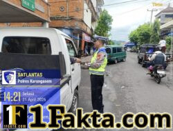 Cegah Laka Lantas dan Gangguan Kamtibmas, Satlantas Polres Karangasem Intensifkan Patroli Dialogis di Beat 1 