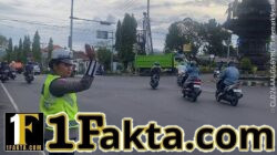 Pastikan Kelancaran Arus Lalulintas, Satuan Lalu Lintas Polres Karangasem Atensi Pos Sore dan Gatur Lalin di Ktl 2