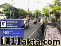 Pastikan Kelancaran Arus Lalulintas, Satuan Lalu Lintas Atensi Pos Sore dan Gatur Lalin di Ktl 2