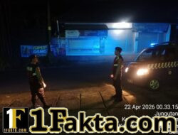 Jaga Kondusivitas Wilayah, Polsek Bebandem Gelar Blue Light Patrol Hingga Dini Hari