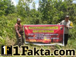 Polsek Langgam Sosialisasikan Larangan Karhutla ke Warga Desa Segati