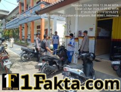 Pastikan Kondusifitas Situasi Keamanan Wilayahnya, Polsek Bebandem Gelar Patroli KRYD dan Patroli Barcode