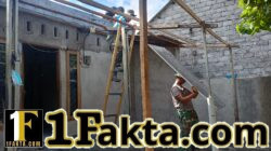 Satgas TMMD 128 Bangun Rumah Layak Huni Ukuran 5×6 di Suralaga