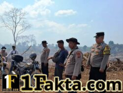 Gerak Cepat Kapolsek Peureulak Respons Titik Api Terpantau Aplikasi Lancang Kuning