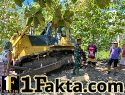 Gotong Royong Menggema di Aelipo, Warga Antusias Dukung TMMD Ke-128
