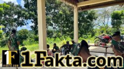 Hangatkan Hubungan TNI dan Rakyat, Satgas TMMD Komsos di Desa Umbu Wangu