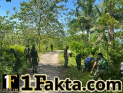 Percepat Akses Warga, Satgas TMMD Lakukan Pembersihan Jalan di Wewewa Selatan