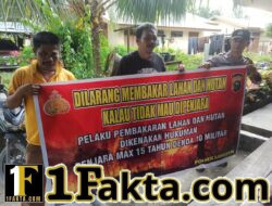 Sosialisasi Larangan Karhutla kepada Warga Desa Segati Pelalawan
