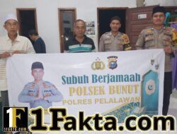 Polsek Bunut Gelar Subuh Berjamaah, Perkuat Silaturahmi dengan Warga Lewat Program Subuh Keliling