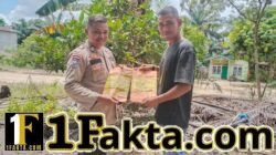 Cegah Karhutla, Polisi Kerumutan Sosialisasikan Maklumat Kapolda Riau ke Warga