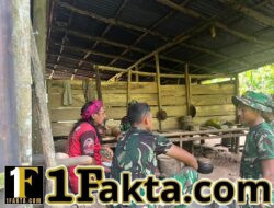 Sambil Menunggu Material, Satgas TMMD Pererat Silaturahmi di Desa Umbu Wangu