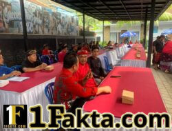 Unit I Sat Intelkam Polres Karangasem Bersilahturahmi dan Tatap Muka Bersama Bendahara DPC PDIP Kab. Karangasem Menyambut Bulan Bung Karno