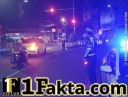 Cegah Aksi Balap Liar, Sat Lantas Polres Karangasem Gelar Patroli pada Malam Minggu