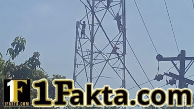 Pekerja Pembangunan Tower Telekomunikasi Diduga Abaikan Keselamatan Kerja Di Panton Reu, Aceh Barat