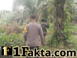 Perkuat Sinergi, Polsek Langgam Jalin Silaturahmi dengan Koramil 09 Langgam