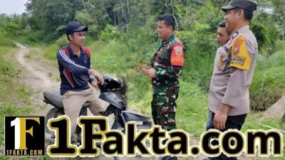 Polsek Bunut dan TNI Gelar Patroli Karhutla, Sosialisasikan Larangan Pembakaran Lahan