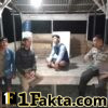 Patroli Malam, Polsek Kerumutan Cek Pos Kamling di Desa Banjar Panjang