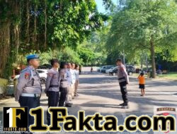 Pastikan Menjalankan Tugas dengan Optimal, Sipropam Polres Karangasem Lakukan Pengawasan dan Absensi Kehadiran Personel Pam di Kawasan Objek Wisata