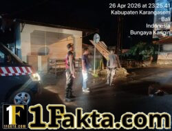 Jaga Stabilitas Kamtibmas, Polsek Bebandem Gelar Patroli Dialogis KRYD di Tengah Cuaca Mendung