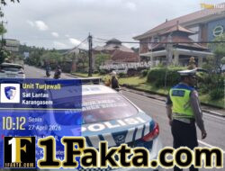 Cegah Laka Lantas dan Gangguan Kamtibmas, Satlantas Polres Karangasem Intensifkan Patroli Dialogis di Beat 1 
