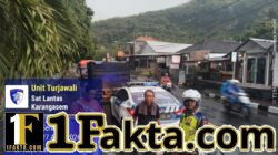 Satlantas Polres Karangasem Berikan Himbauan Supir Truk Agar Tidak Parkir  Sembarangan,  di Kawasan Obyek Wisata Candidasa