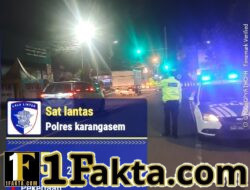 Cegah dan Antisipasi Terjadinya Laka Lantas, Satlantas Polres Karangasem Intensifkan Patroli Malam