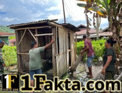 TMMD Ke-128 Bangun MCK Layak, Warga Desa Aelipo Kini Nikmati Sanitasi Sehat