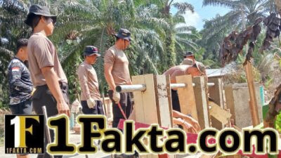 Renovasi Jembatan Presisi Polri di Ukui Dikebut: Pagar Mulai Dicor, Dudukan Prasasti Disiapkan