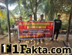 Polsek Langgam Sosialisasikan Larangan Karhutla ke Warga Desa Segati