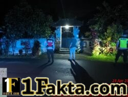 Jaga Kamtibmas Tetap Kondusif, Polsek Bebandem Gelar Blue Light Patrol Dini Hari