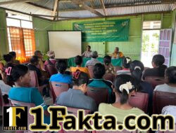 Satgas TMMD Ke-128 Kodim 1602/Ende Edukasi Warga Aelipo tentang Bahaya Narkoba dan Pentingnya BPJS