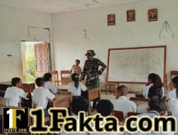 Melalui Program Non Fisik TMMD, Satgas Kodim 1629/SBD Edukasi Pelajar Tentang Cinta Tanah Air
