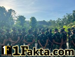 Tingkatkan Semangat dan Disiplin, Satgas TMMD 128 Kodim 1629/SBD Laksanakan Apel Pagi