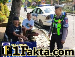Cegah Laka Lantas dan Gangguan Kamtibmas, Sat Lantas Polres Karangasem Intensifkan Patroli Dialogis,  di Beat 1 