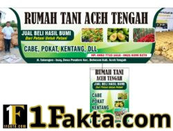 Rumah Tani Aceh Tengah Mulai Serap Hasil Bumi, Pembelian Resmi Dibuka 30 April 2026