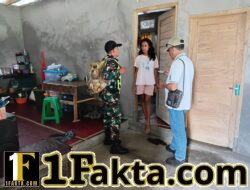 Jaga Kondusifitas Desa, Babinsa Batunya Gencarkan Pendataan Penduduk Pendatang Pasca Idul Fitri