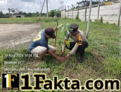 Tanam Bibit Pohon, Wujud Nyata Green Policing di Tengah Masyarakat