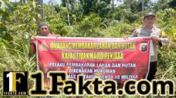 Polsek Langgam Sosialisasikan Larangan Karhutla di Desa Segati