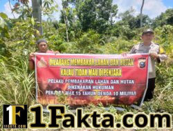 Polsek Langgam Sosialisasikan Larangan Karhutla di Desa Segati