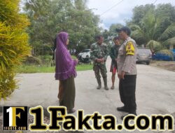 Polsek Langgam Pererat Sinergi TNI-Polri Lewat Silaturahmi di Koramil 09 Langgam