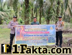 Patroli Rutin Karhutla, Polres Pelalawan Edukasi Warga Soal Larangan Bakar Lahan