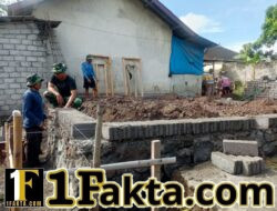 Gotong Royong TNI dan Warga Percepat Pembangunan RTLH
