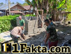 Tingkatkan Sanitasi Warga, TMMD ke-129 Bangun MCK di Desa Aelipo