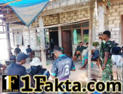Suasana Akrab Warnai Istirahat Satgas TMMD Bersama Warga Desa Umbu Wango